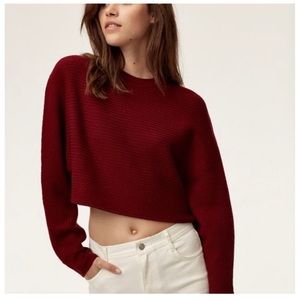 Aritzia Wilfred Free Lolan Sweater - size large - in the color wilde